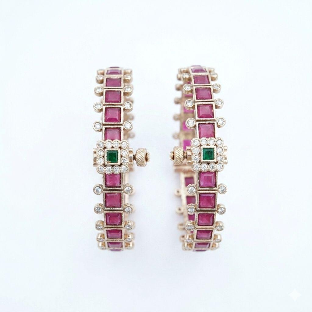 Radiant Ruby Heritage Bangle