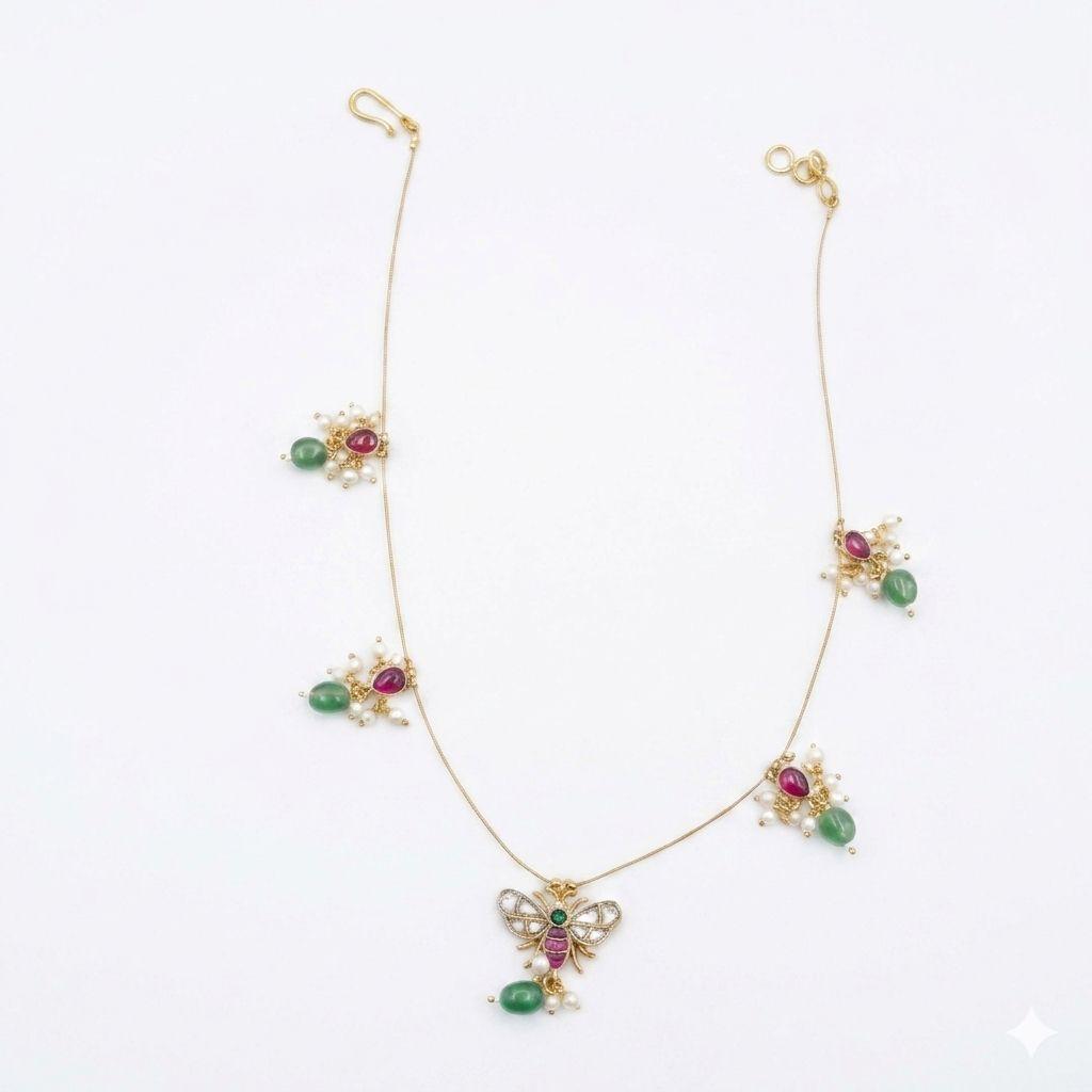 Whimsical Bee Delicate Necklace